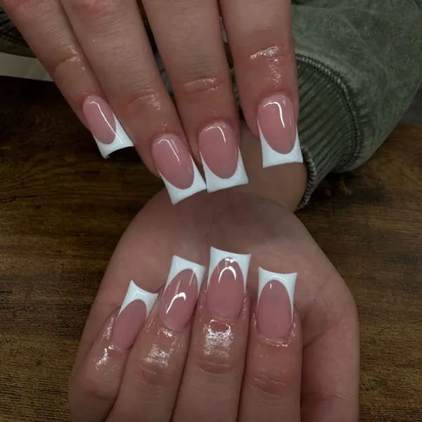 french tip nails