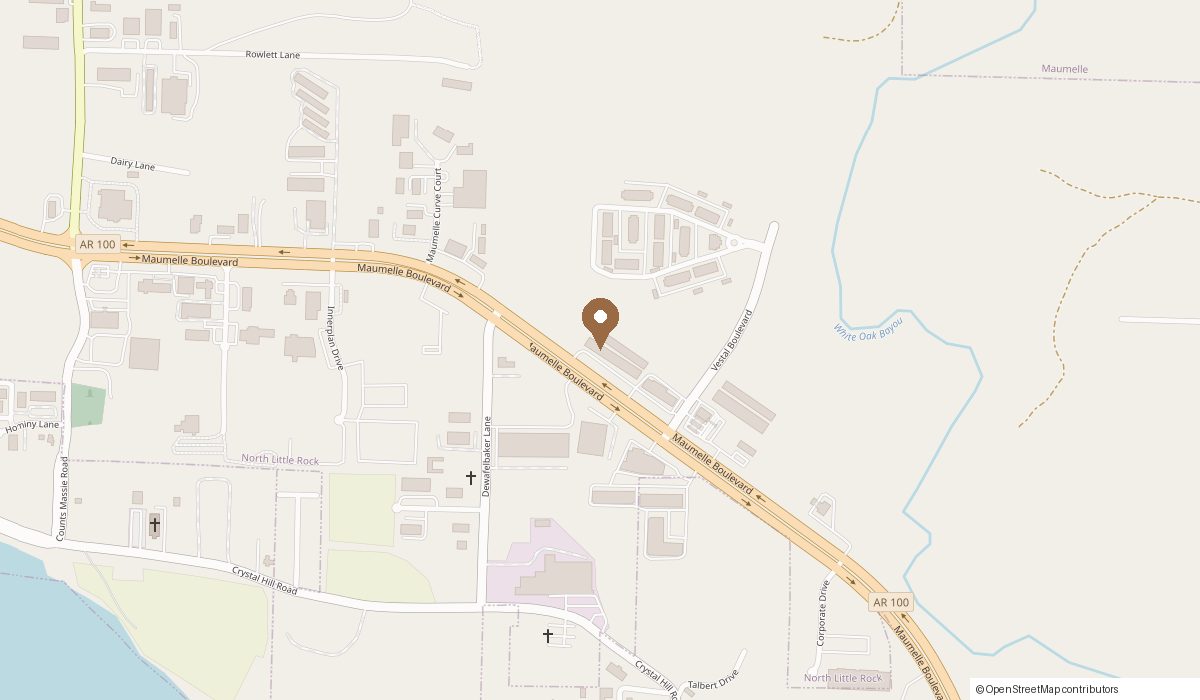 Map: 9867 Maumelle Blvd, North Little Rock, AR 72113